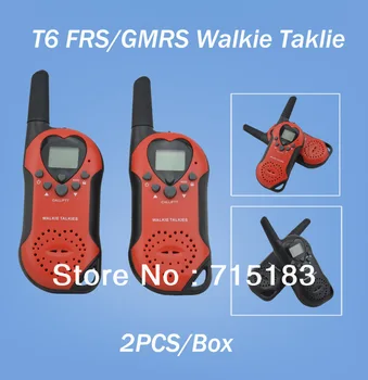 T6 FRS/GMRS Walkie talkie Licencija: Nemokamai dvikrypčio Radijo ryšio (8CH 446.00625~446.09375 MHz Europoje,22CH 462.5625~462.7250 MHz JAV)
