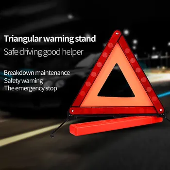 TiOODRE Automobilių Trikojo Įspėjamasis Ženklas Transporto Priemonių Saugos Pirmosios Pagalbos Reikmenis Atspindintis Kaltės Lankstymo Stovėjimo Trikojo Nustatyti Automobilių Reikmenys