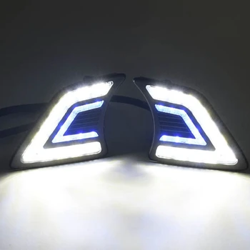 Toyota Hilux Vigo 2012-M. Pora Priekiniai LED Dieniniai DRL Rūko Šviesos Lempos