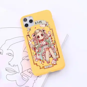 Tualetas Privalo Hanako Kun anime Telefono dėklas Saldainiai Spalvos iPhone 6 7 8 11 12-os mini pro X XS XR MAX Plus