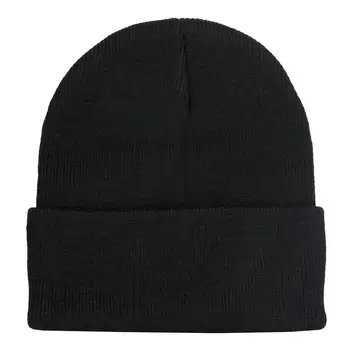 Unisex Žiemos Megzti Skrybėlę Žiemos Skrybėlės Laisvalaikio Kepuraitė Vyrų Moterų Mados Megzti Žiemos Skrybėlę Hip-hop Skullies Skrybėlę Išlaikyti Šiltas Kepurės