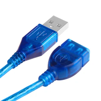 USB 2.0 ilgiklis Super Didelio Greičio Duomenų Sinchronizavimo Kabelis-prailgintojas 3m Kabelis Vyrų ir Moterų Duomenų Perdavimas