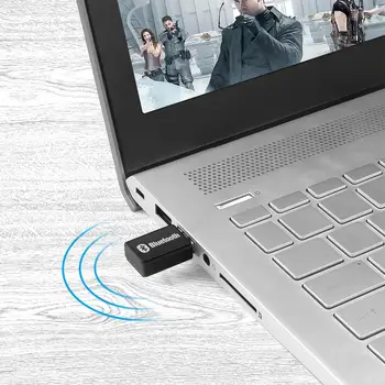 USB Garso Siųstuvas Nešiojama Stereo Garso 5.0 