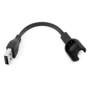 USB Įkrovimo Kabelis Adapteris Įkrovimo Kabelis Xiaomi Mi Band 2 Įkroviklio Laidą Smart Žiūrėti Pakeitimo USB Pakeitimo
