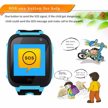 Vaikų Išmaniųjų Telefonų Žiūrėti Smart Žiūrėti su GPS, GSM vietos nustatymo Jutiklinis Ekranas Tracker SOS LED Žibintuvėlis Vaikams skirta 