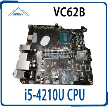 VC62B Mini PC motininę plokštę už ASUS VC62B Bandymo originalus mainboard i5-4210U /UMA GMA