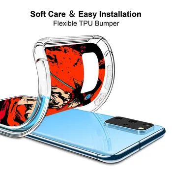 Vienas Gabalas Aišku, Soft Case for Samsung Galaxy A51 A71 5G UW A21s A31 A41 A42 A11 A01 M31s M51 M21 oro Pagalvių Dangteliai