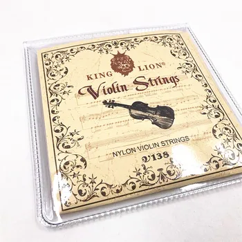 Vienas rinkinys KING KION prekės smuikui, styginių.Nylin smuiko stygos 4/4 V138