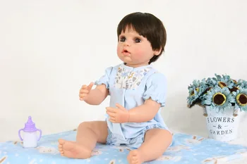 Visą silikono vinilo reborn baby lėlės 56cm nekilnojamojo gyvas berniukas, mergaitė bebe atgimsta bamblys lėlės, žaislai oyuncak bebek vaikams dovanų atgimsta