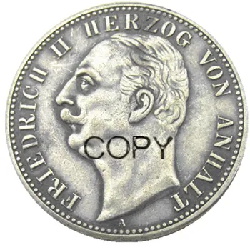 Vokietija 1901/1904 2vnt 2 Pažymėti Retas monetas, Sidabro Padengtą Kopijuoti monetas
