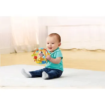VTech-80-502922 muuusical karoliukai, kūdikių interaktyvus kamuolys barškutis su daugiau nei 45 melodijos, balsai ir dainos (3480-502922)