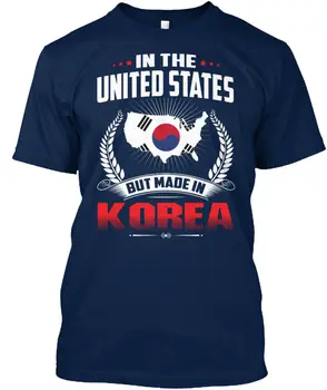 Vyrai 2019 Naujas Trumpas Rankovės Medvilnės Spausdinti VYRIŠKI T-Marškinėliai, Pagaminti Korėjoje - Jungtinių amerikos valstijų, Bet Standartas Unisex o-Neck Tee