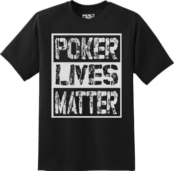 VYRIŠKI Svetimas Dalykų, Print T-Shirts Originalus, Juokingas Pokerio Gyvena Klausimas Lošimų Marškinėliai Nauja Grafika Teefitness T-Shirt