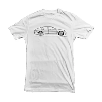 VYRIŠKI T-Shirt 2019 Naujausias didžiosios Britanijos Klasikinių Automobilių XF Kontūro Vyrų Automobilių Marškinėliai White S M L XL XXL Medvilnė Nauja, T-Marškinėliai