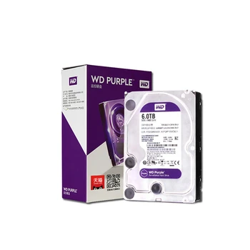 WD Violetinė 6TB Priežiūros HDD kietas Diskas SATA 6.0 Gb/s 3.5