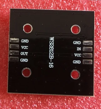 WS2812B-4*4 bitų RGB LED full ratai 16-bitų spalvotas LED modulis