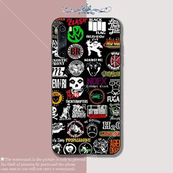 Yinuoda Punk Rock, soft black telefono dėklas funda už xiaomi redmi 4X 5 plius 6 6A 7 7A 8 8A 9 pastaba 4 8 T, 9 pro max atvejais