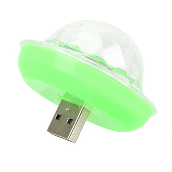 YOSOLO NSO Formos Spalvinga Magija Kamuolys USB LED Scenos Šviesos Mini USB led Šalies Žibintai Interjero Dekoratyvinis Ornamentas