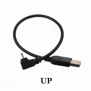 YuXi Kairėn, Dešinėn 90 Laipsnių Kampu USB 2.0 A male Micro USB B Male Kabelio Teisę Kairysis Kampas Duomenų Sinchronizavimo ir Įkrovimo Extender